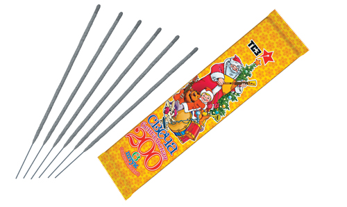  Бенгальские свечи 6 шт 200 мм в пакете  в Сланцах